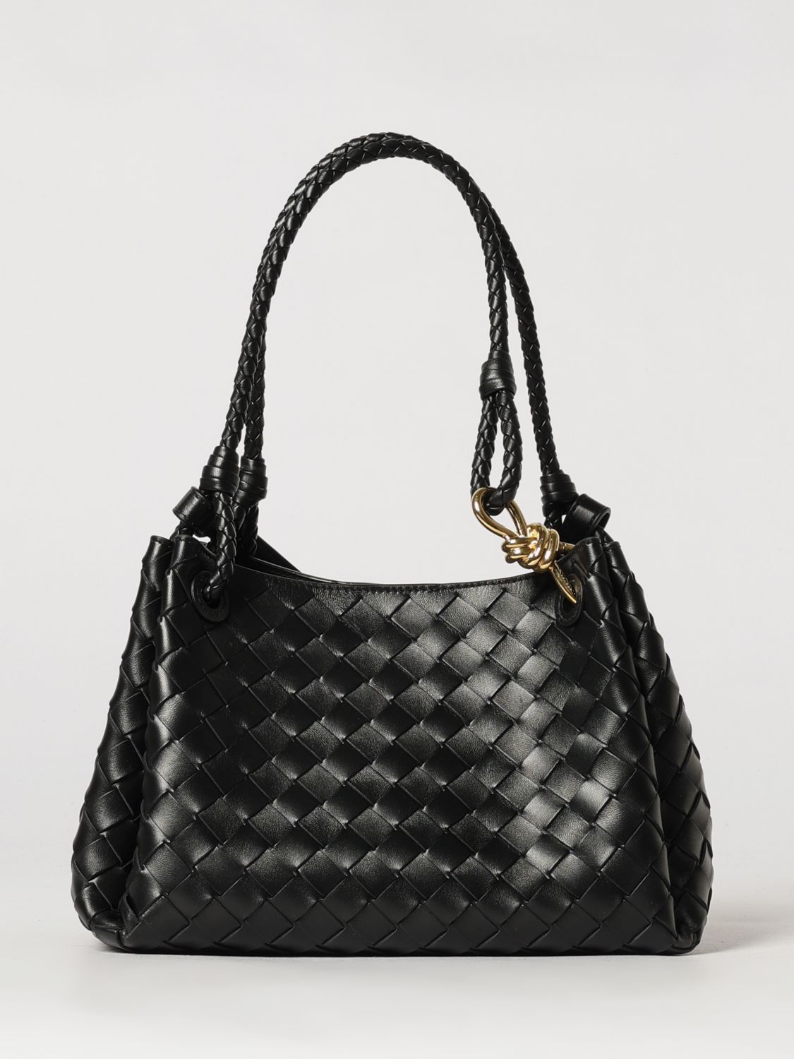 BOTTEGA VENETA Parachute Intrecciato Lambskin Shoulder Bag BOTTEGA VENETA Parachute Intrecciato Lambskin Shoulder Bag