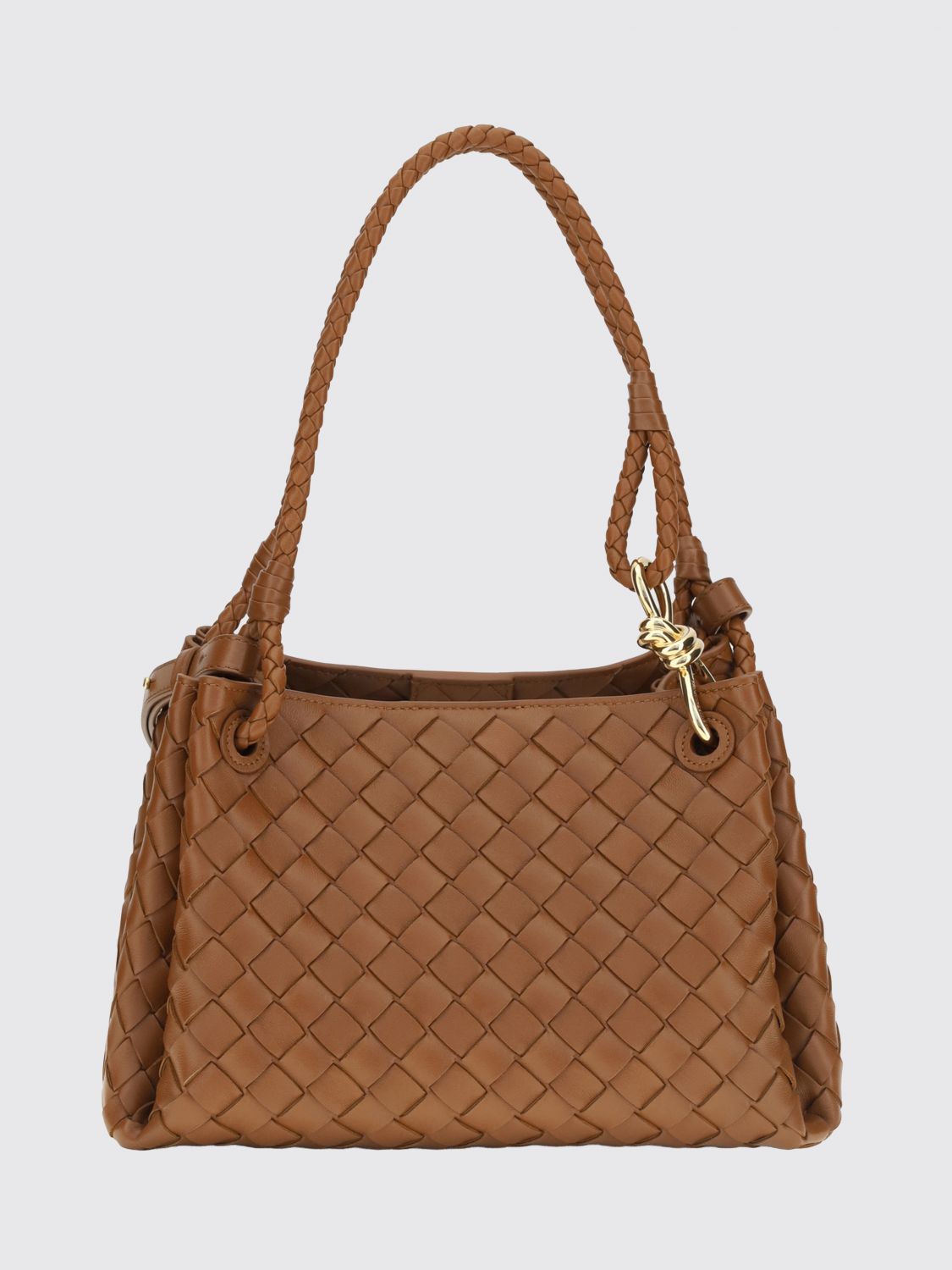 BOTTEGA VENETA Parachute Intrecciato Lambskin Shoulder Bag BOTTEGA VENETA Parachute Intrecciato Lambskin Shoulder Bag
