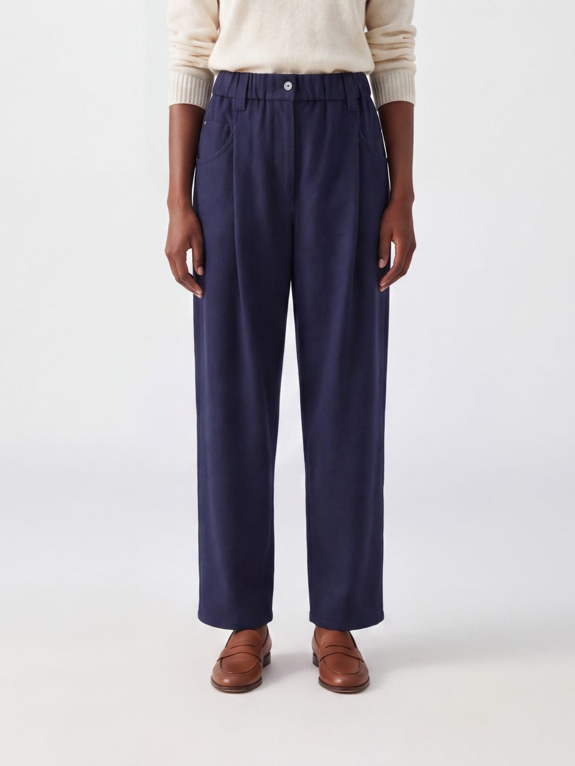BRUNELLO CUCINELLI Pants Woman color Blue