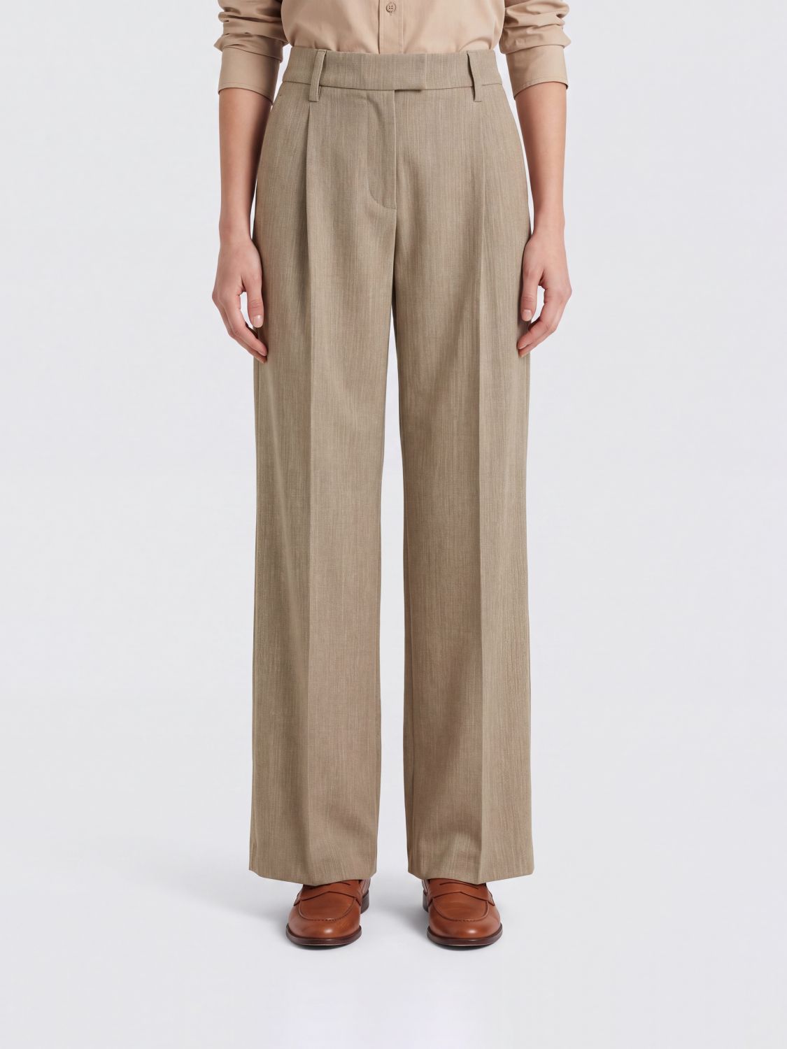 BRUNELLO CUCINELLI Pants Woman color Beige