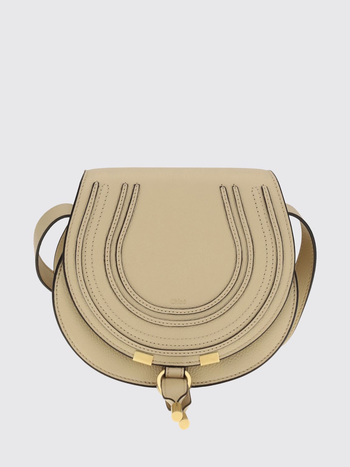 CHLOÉ Marcie Mini Grained Calfskin Crossbody Bag