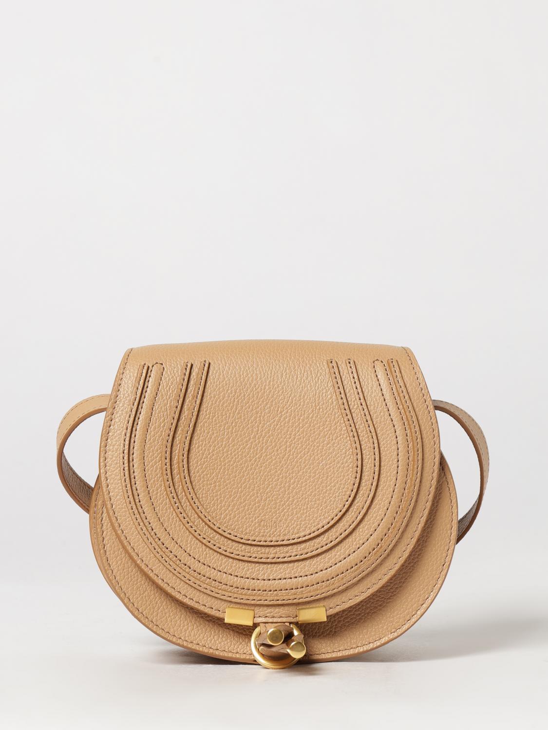 Chloé Marcie Mini Grained Calfskin Crossbody Bag · OS