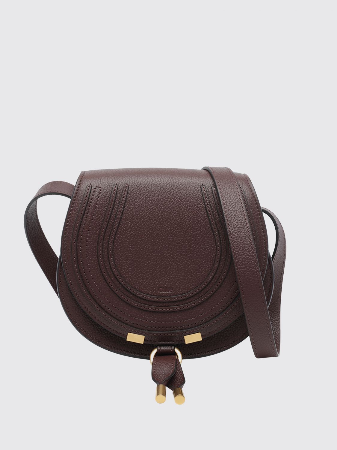 CHLOÉ Marcie Mini Grained Calfskin Crossbody Bag