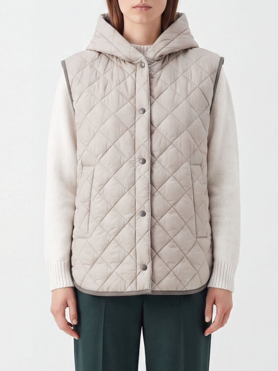 BRUNELLO CUCINELLI Quilted Technical Fabric Gilet