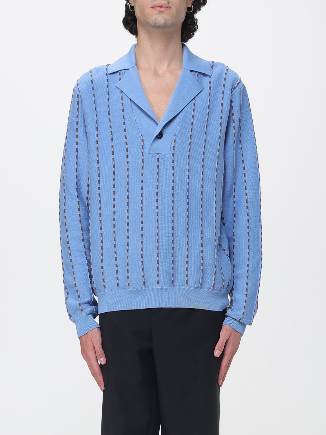 FENDI Polo Uomo colore Denim