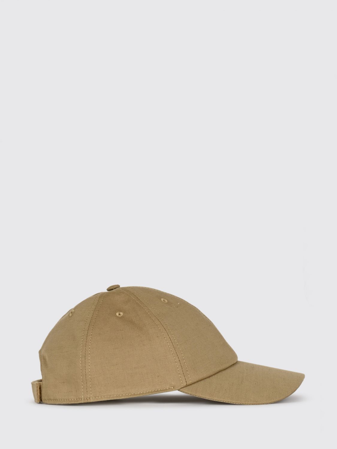 Fendi Cotton Baseball Cap with Embroidered FF Monogram