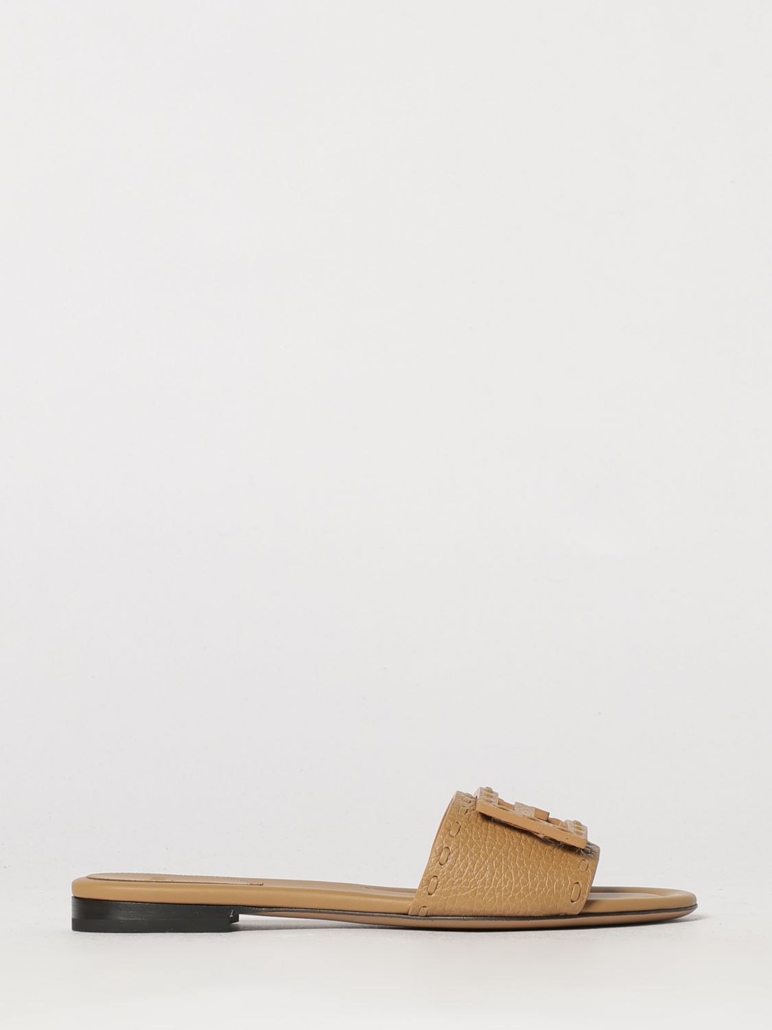 FENDI Mules Baguette in pelle martellata