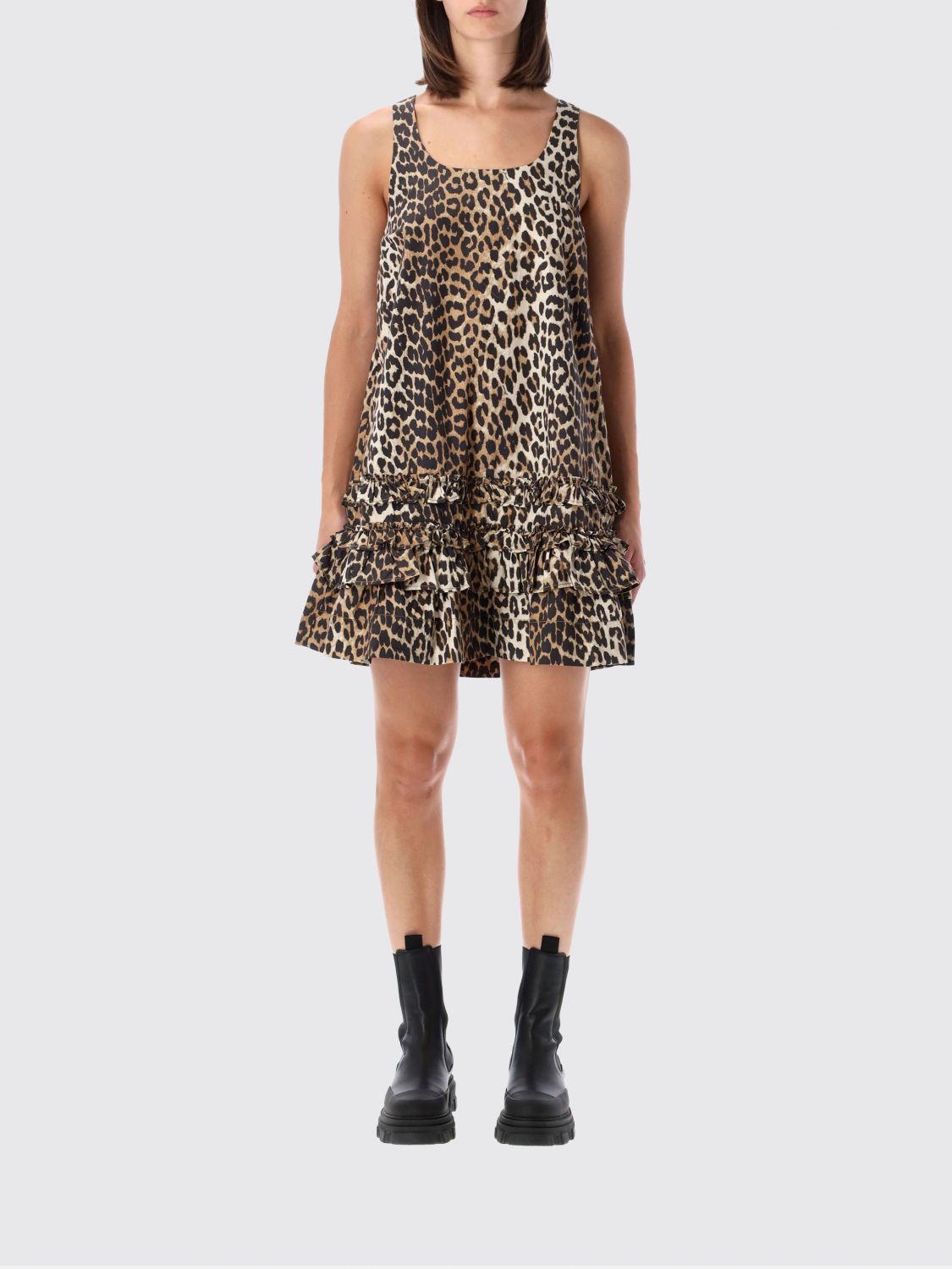 GANNI Dress Woman color Fa01