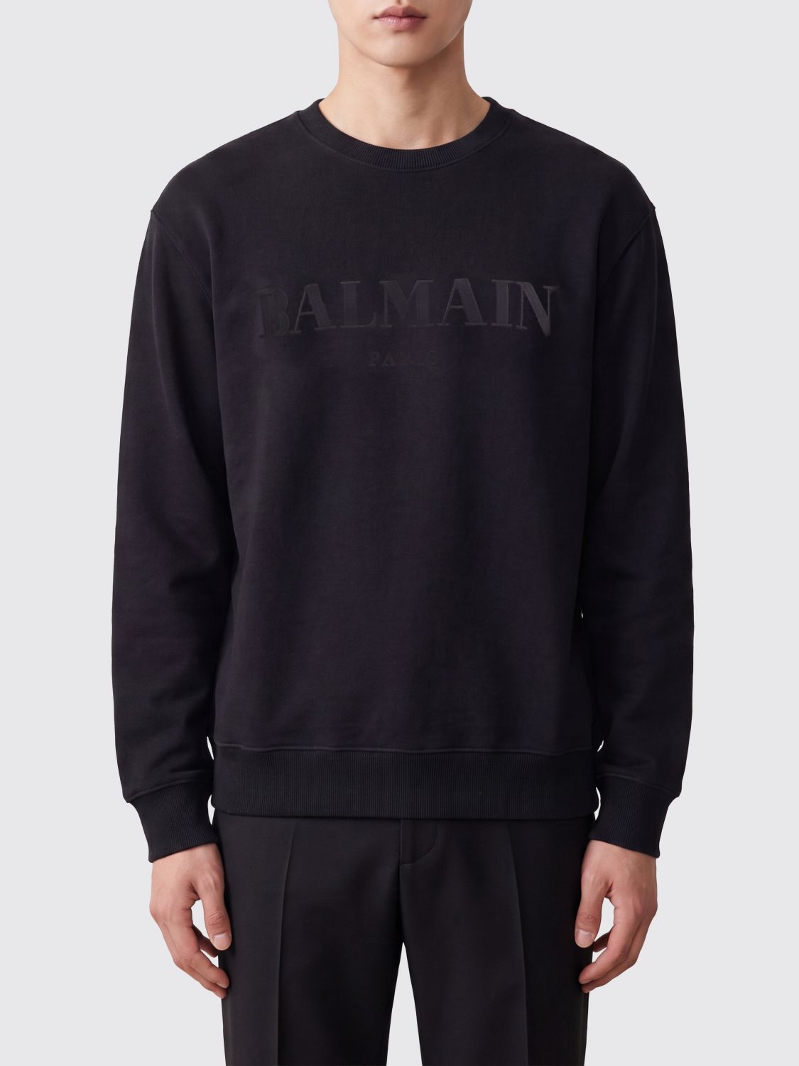 BALMAIN Sweatshirt Men color Black