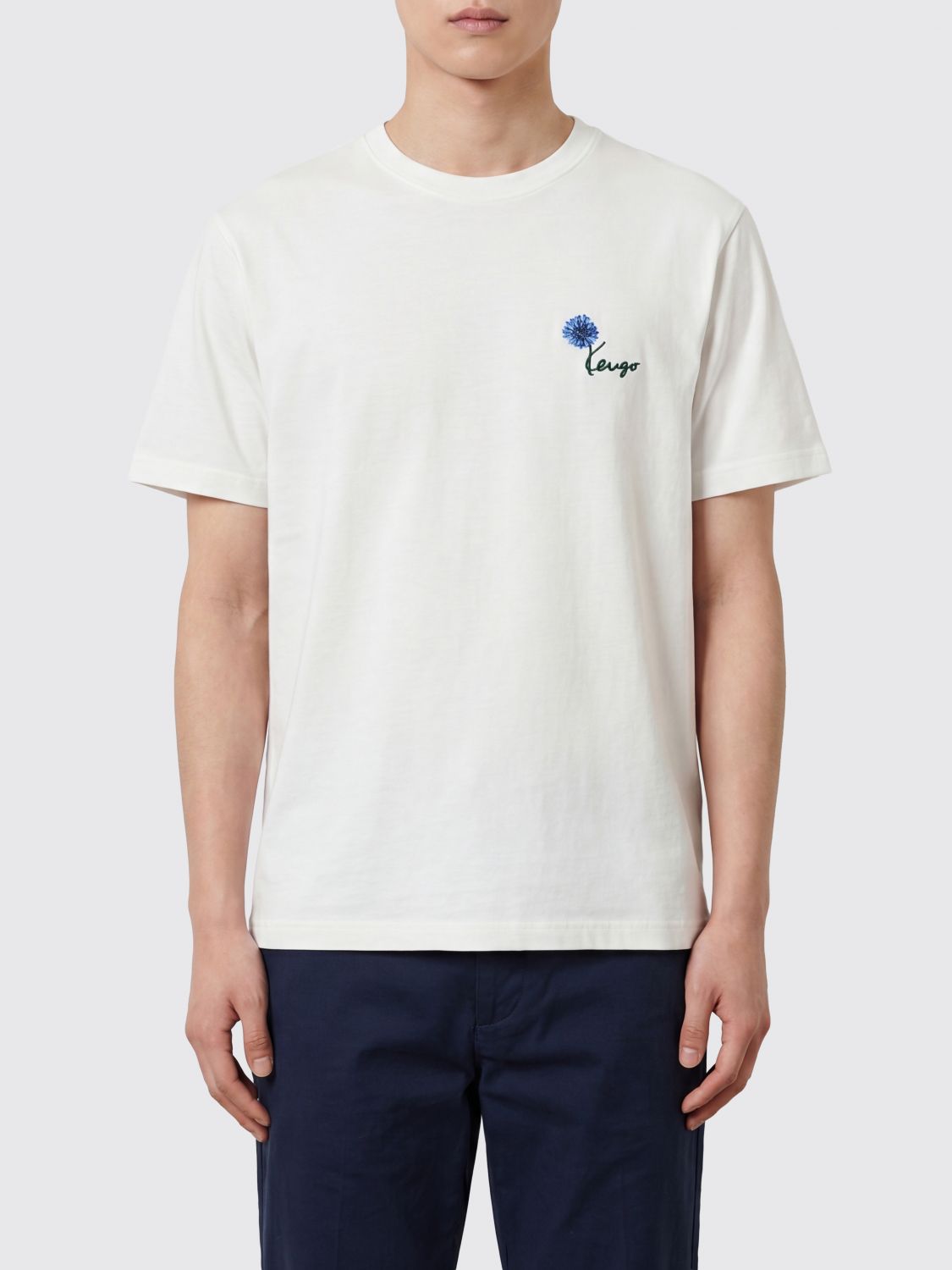 KENZO Contrasting Logo Cotton T-Shirt