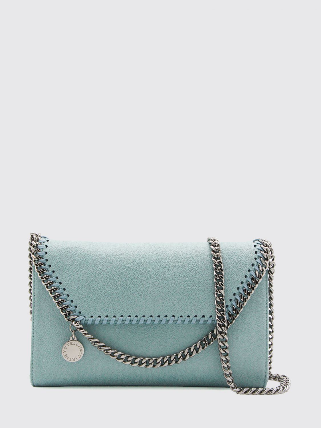 STELLA MCCARTNEY Portafoglio Falabella Wallet on Chain in Alter Mat con catena