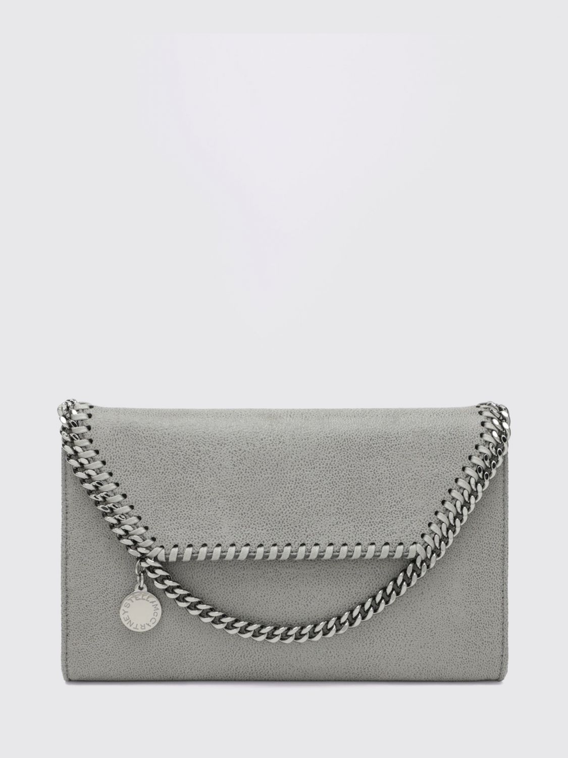STELLA MCCARTNEY Falabella Alter Mat Wallet on Chain with Chain Trim