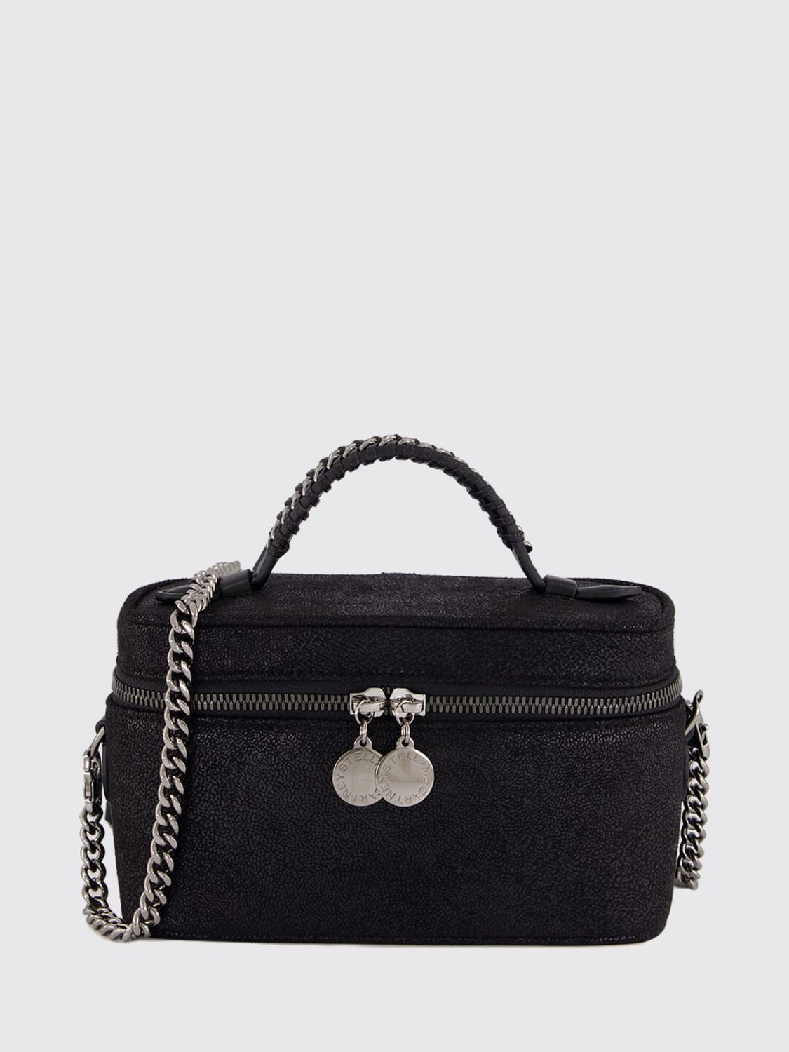STELLA MCCARTNEY Falabella Vanity Mini-Tasche aus Eco Alter Mat mit Kette