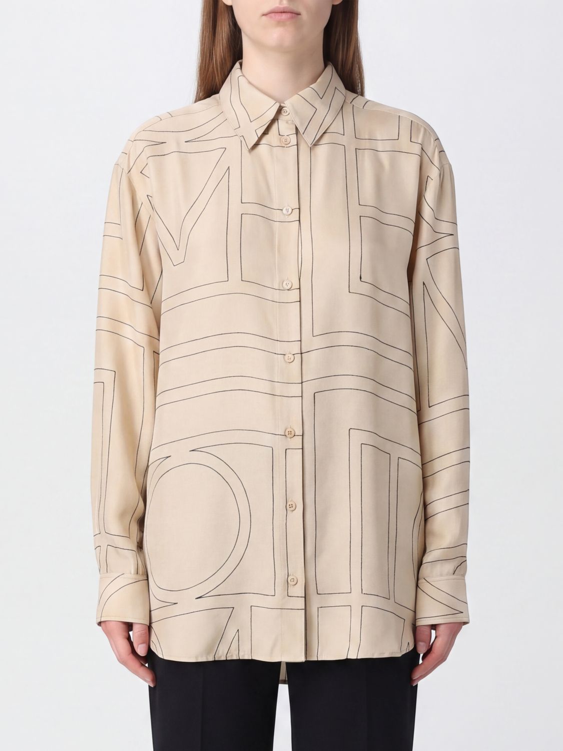 TOTEME Shirt Woman color Ivory