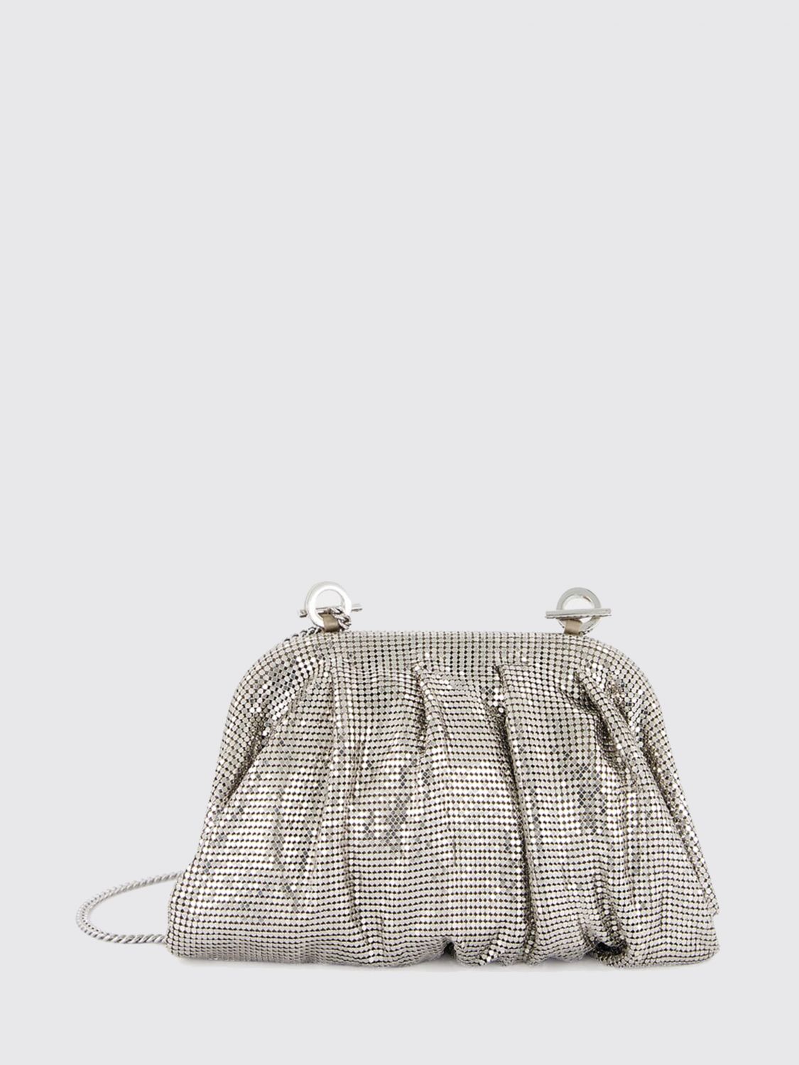 BENEDETTA BRUZZICHES Mini borsa Venus in cristalli con tracolla amovibile