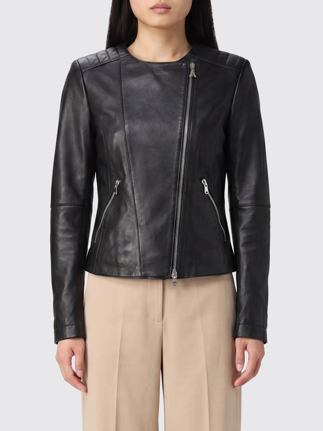 Patrizia Pepe Jacket Woman Color Black