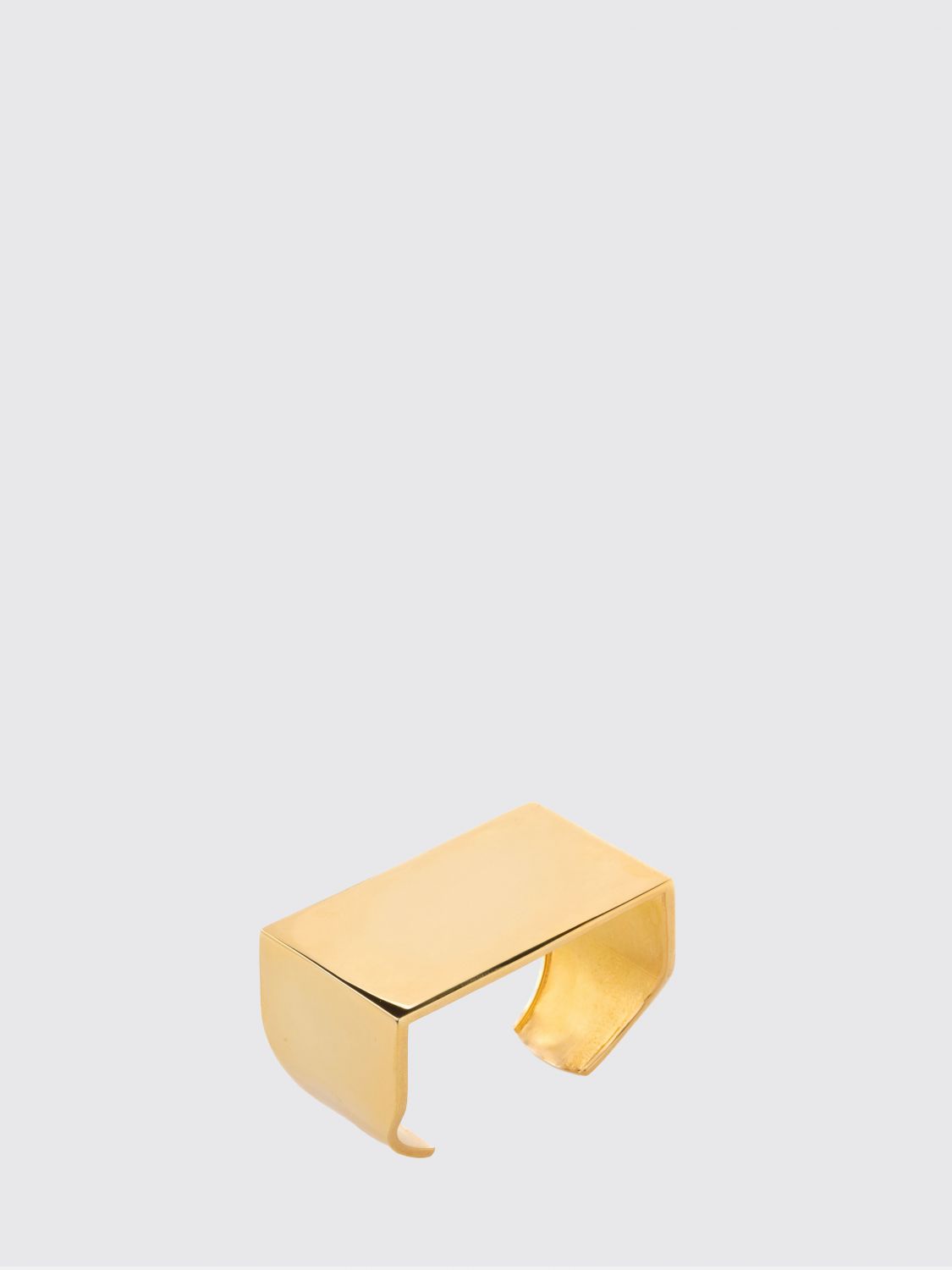 FEDERICA TOSI Bracciale rigido Lily in ottone con design rettangolare