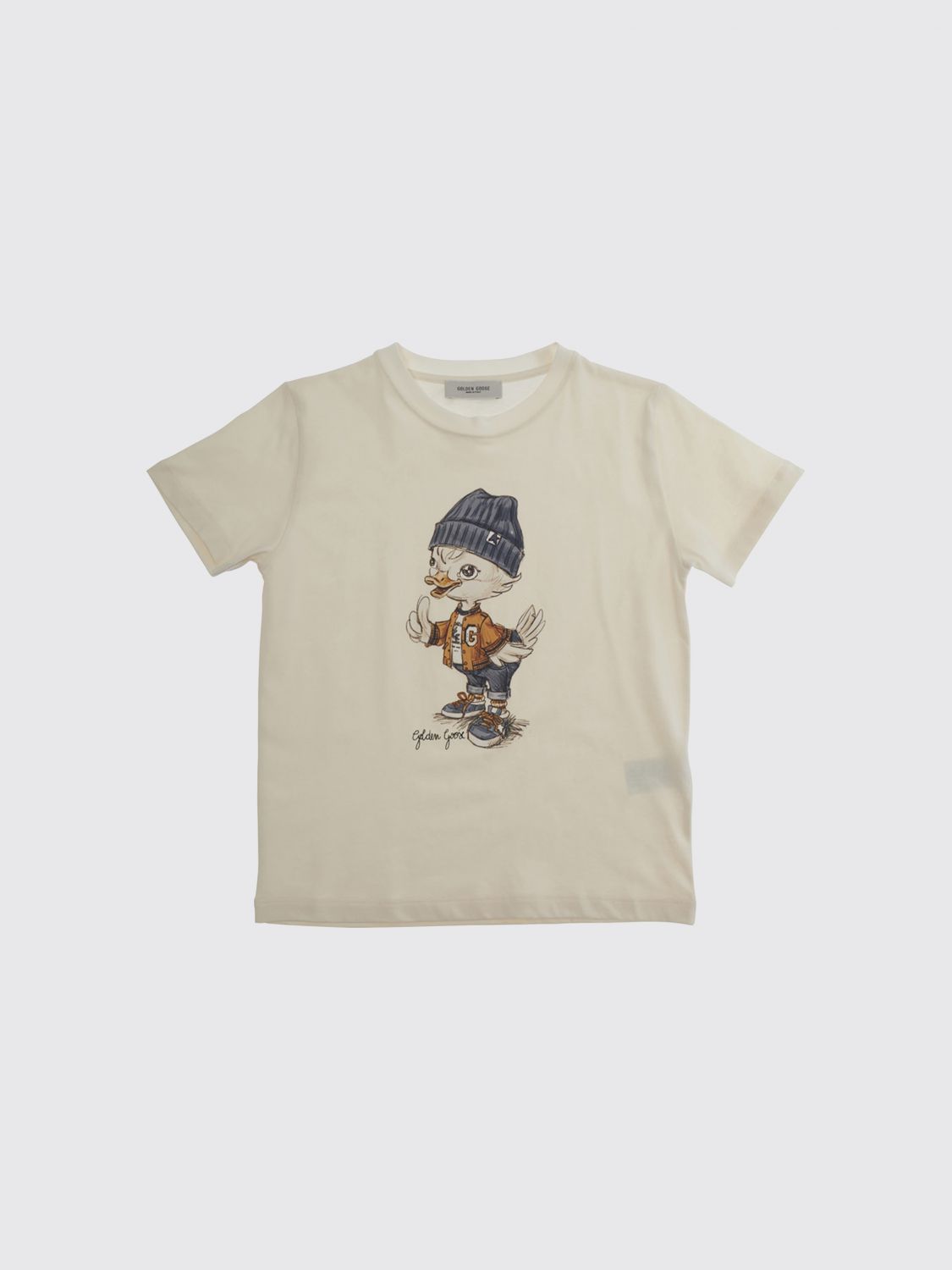 GOLDEN GOOSE T-Shirt Kids color White