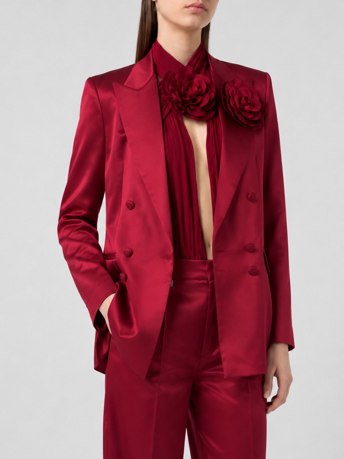 PHILIPP PLEIN Blazer Woman color Amaranth