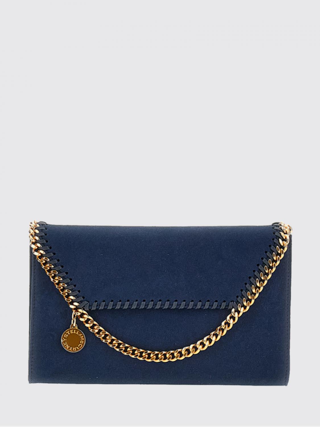STELLA MCCARTNEY Borsa Falabella Wallet on Chain in Eco Alter Mat con tracolla a catena