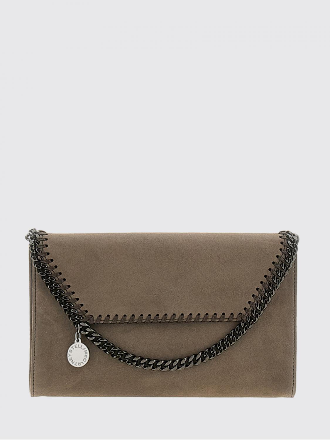 STELLA MCCARTNEY Borsa Falabella Wallet on Chain in Eco Alter Mat con tracolla a catena