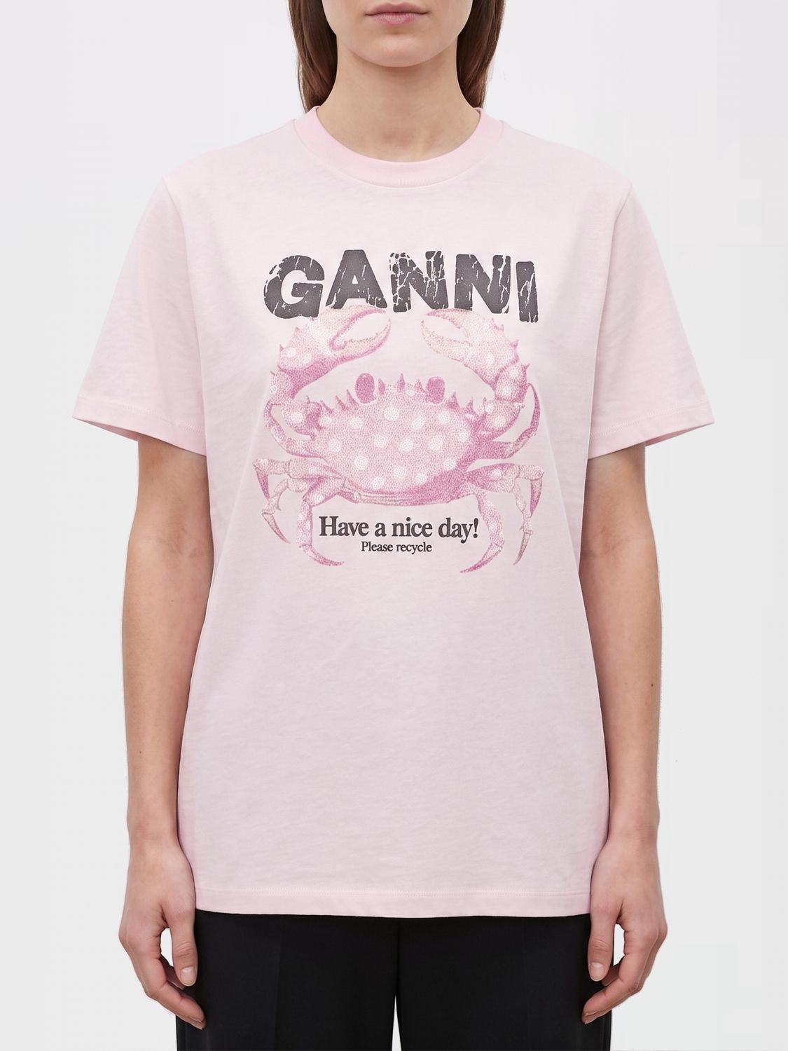 GANNI T-Shirt Woman color White