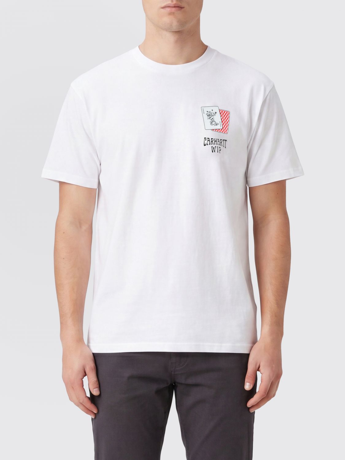 CARHARTT WIP T-shirt in cotone con stampa grafica e logo a contrasto