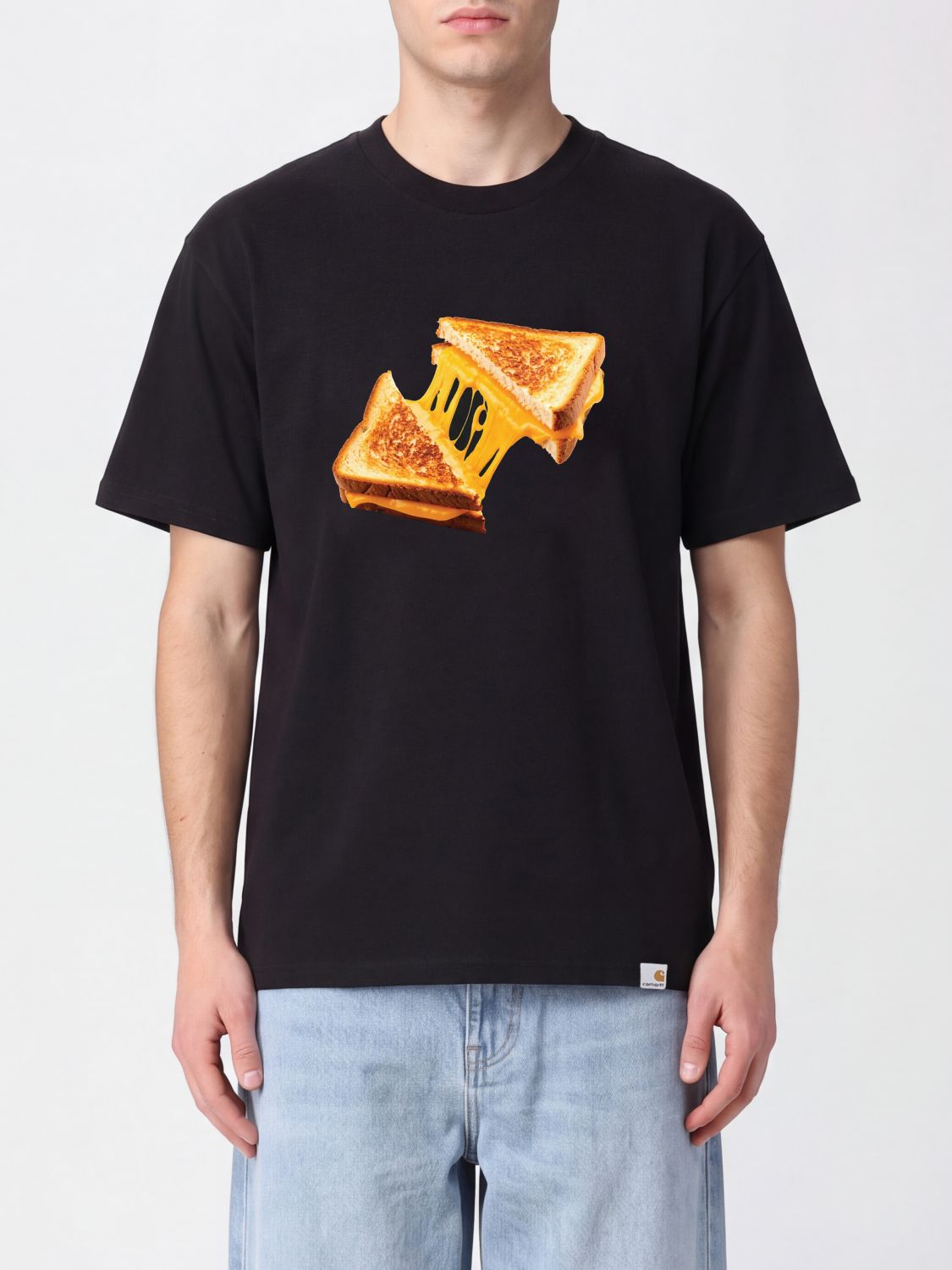 CARHARTT WIP T-shirt in cotone con stampa grafica pop a contrasto