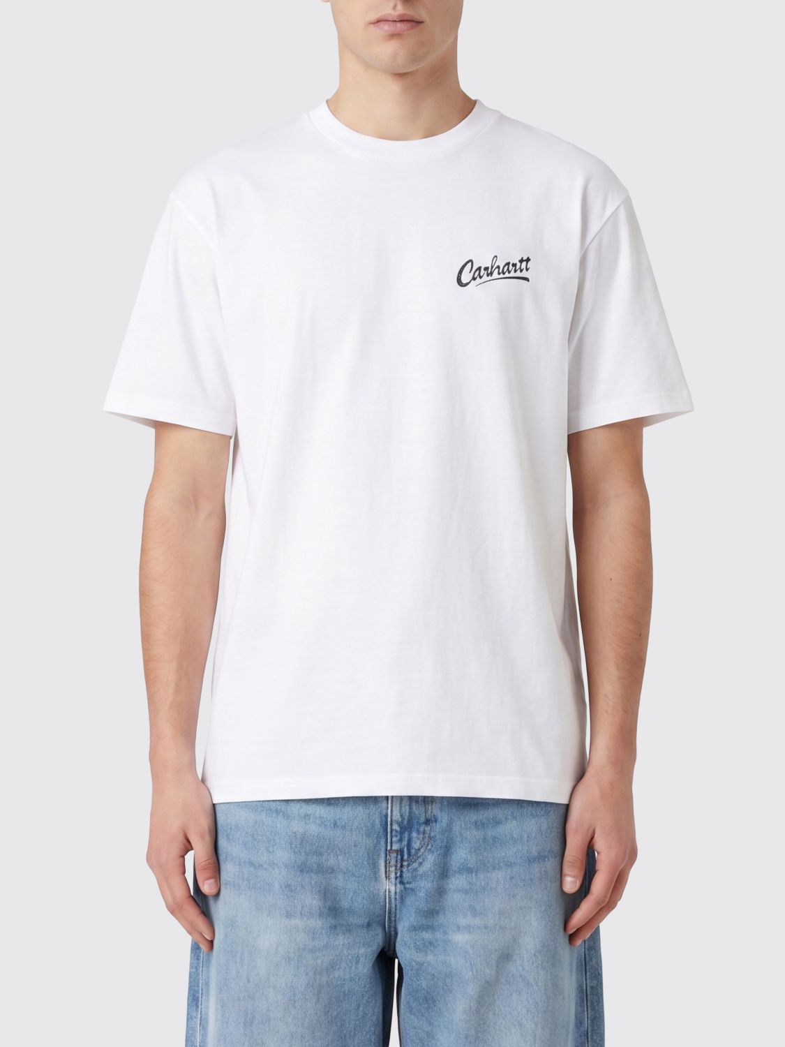 CARHARTT WIP T-shirt in cotone con stampa grafica e spalle cadute