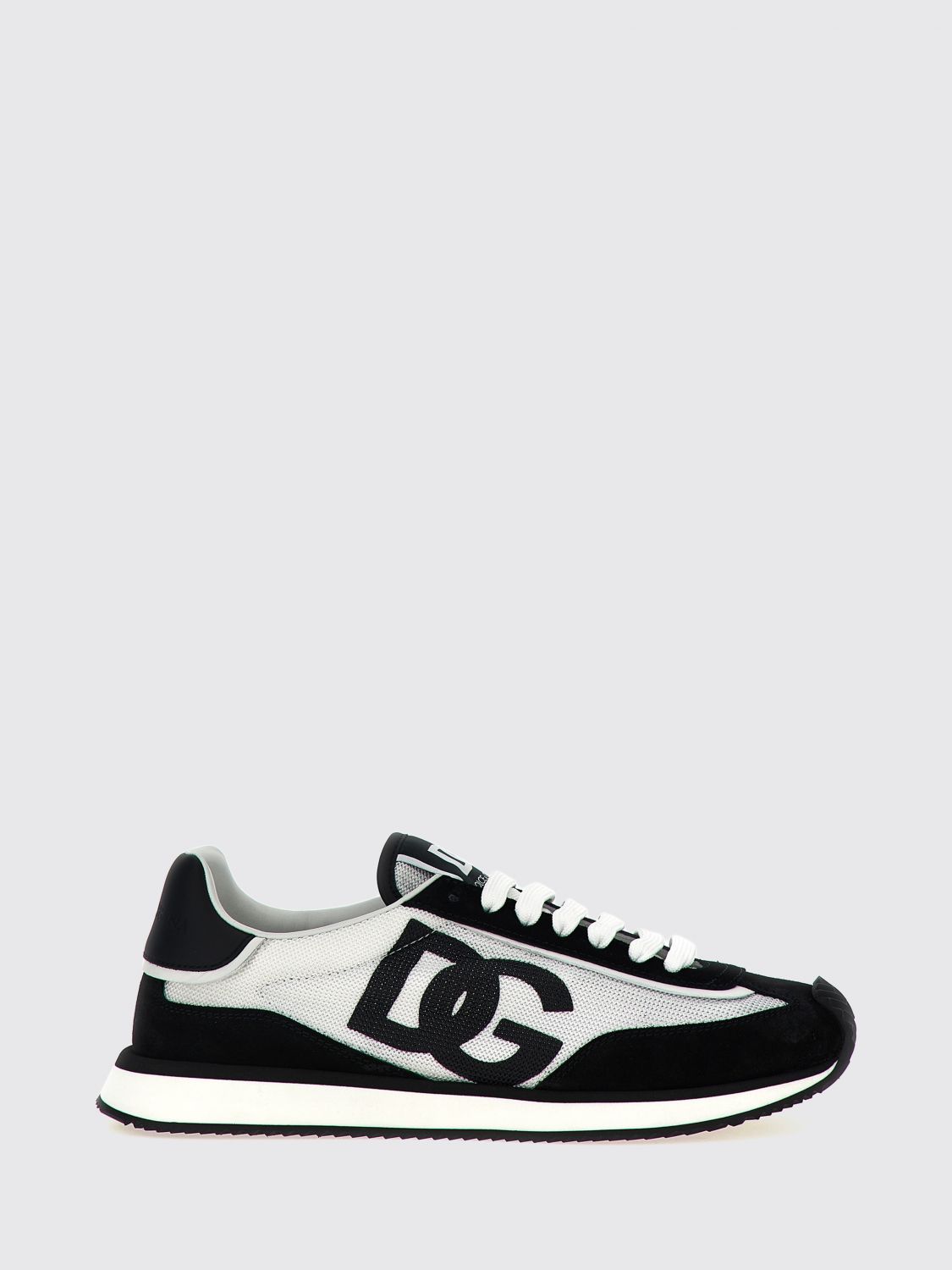 DOLCE & GABBANA DG Cushion Low-Top-Sneakers aus Leder und Mesh