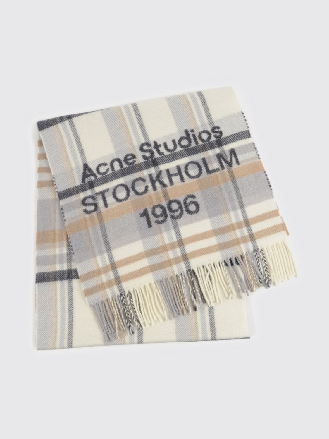 ACNE STUDIOS Sciarpa Uomo colore Bianco