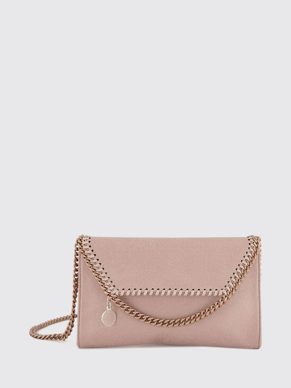 STELLA MCCARTNEY Borsa Falabella Wallet on Chain in Eco Alter Mat color perla