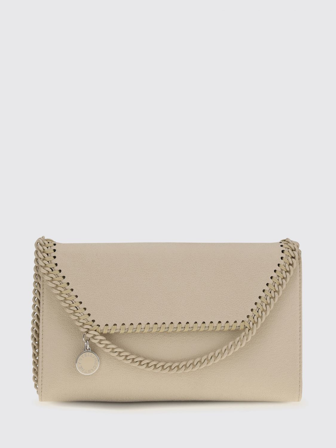 STELLA MCCARTNEY Borsa Falabella Wallet on Chain in Eco Alter Mat color perla