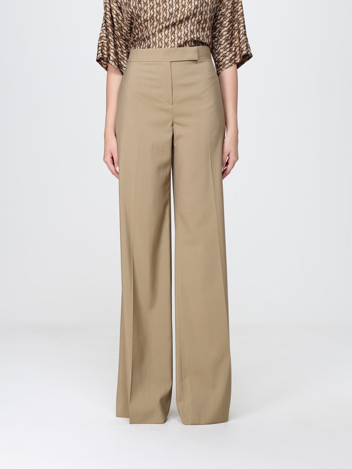 MAX MARA Pants Woman color Camel