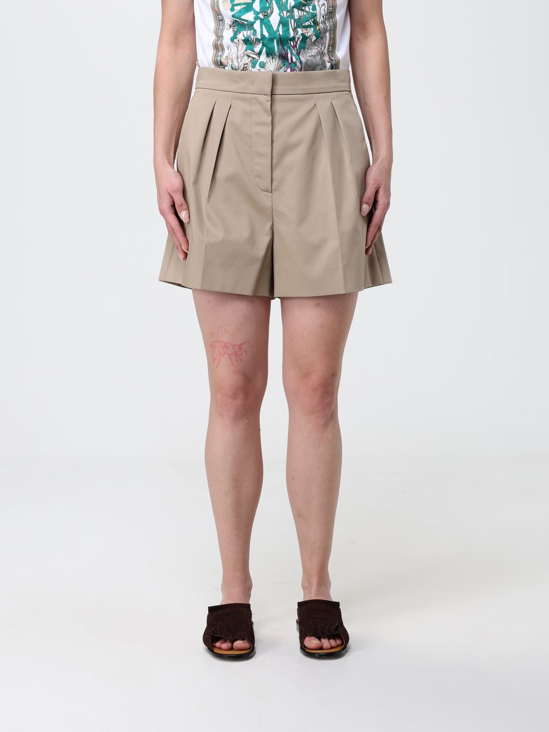 MAX MARA Pantaloncini Donna colore Kaki