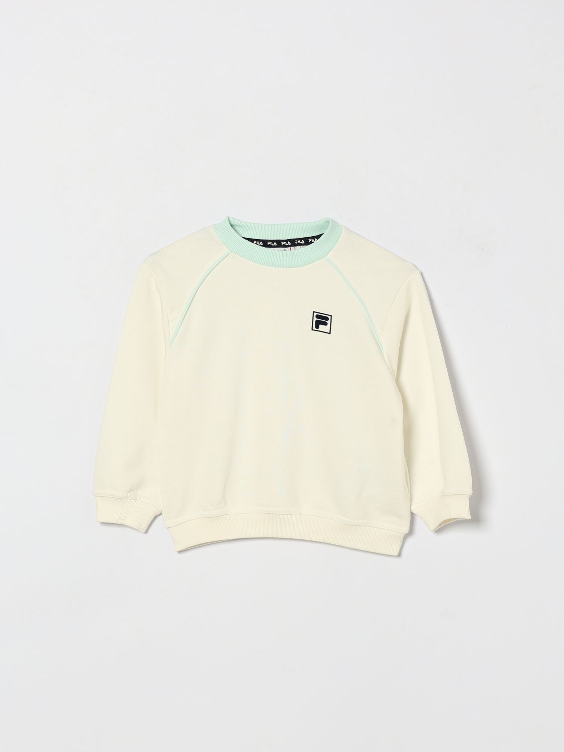 FILA Pratolino Baumwoll-Sweatshirt für Jungen mit Rundhalsausschnitt und Logo