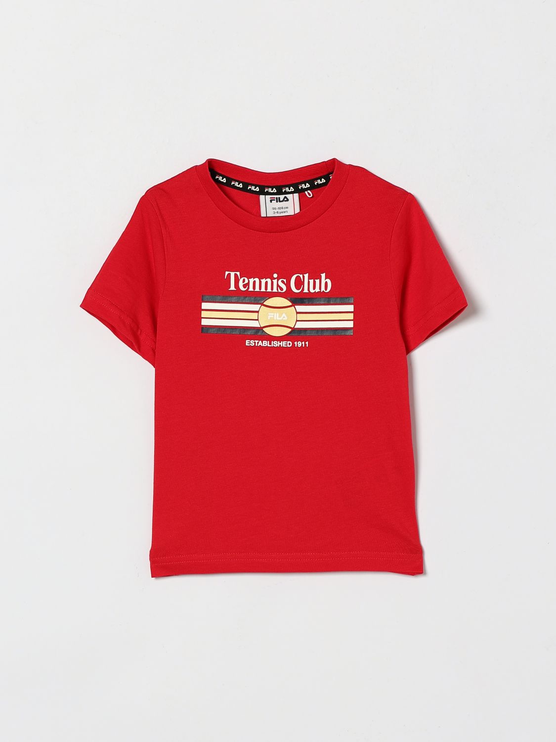 FILA T-Shirt Bambino colore Rosso
