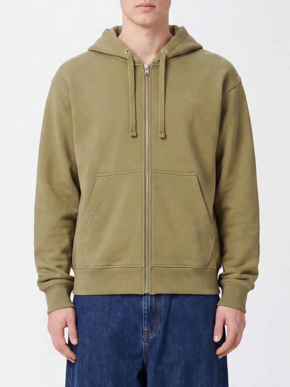 KENZO Sweatshirt Men color Kaki
