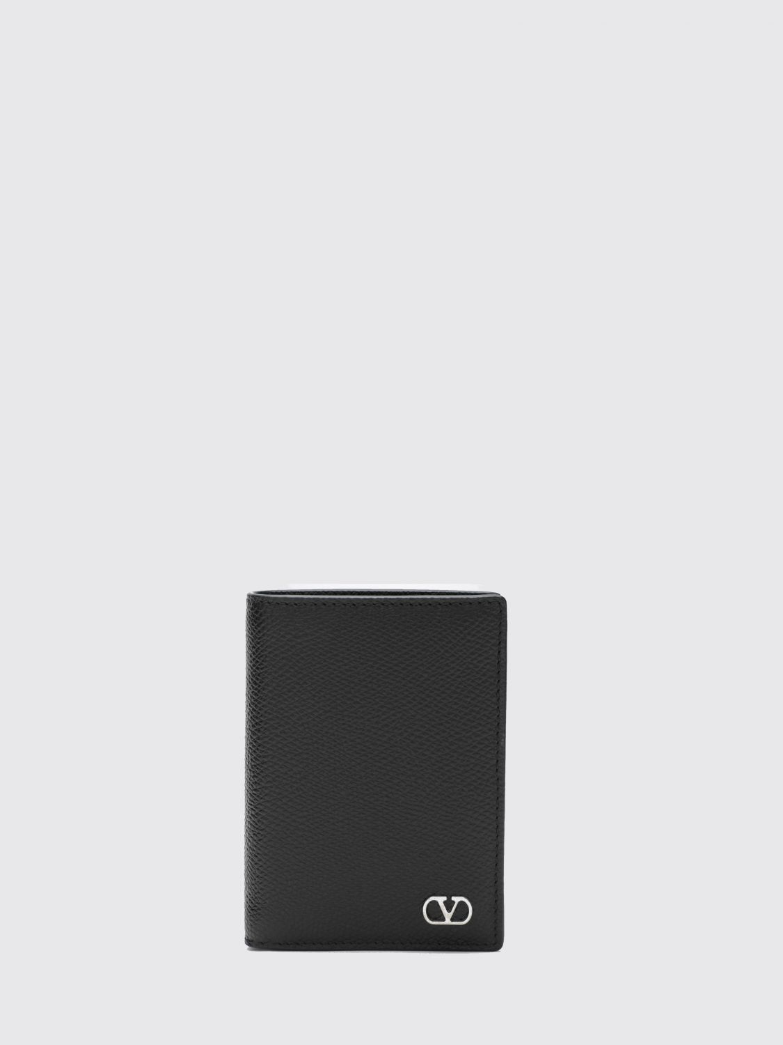 VALENTINO GARAVANI VLogo Signature Bifold-Geldbörse von aus genarbtem Kalbsleder