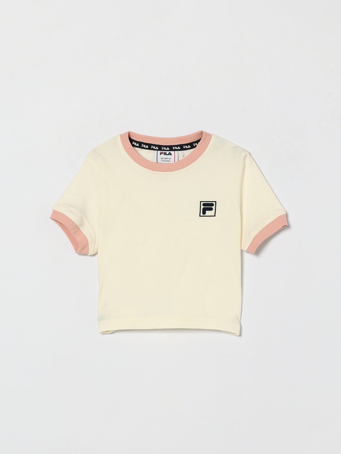 FILA T-Shirt Bambino colore Panna