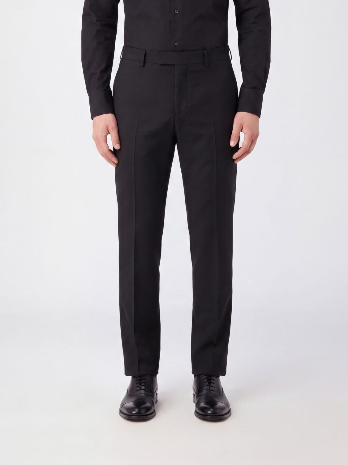 VALENTINO GARAVANI Slim Fit Wool Blend Tailored Trousers