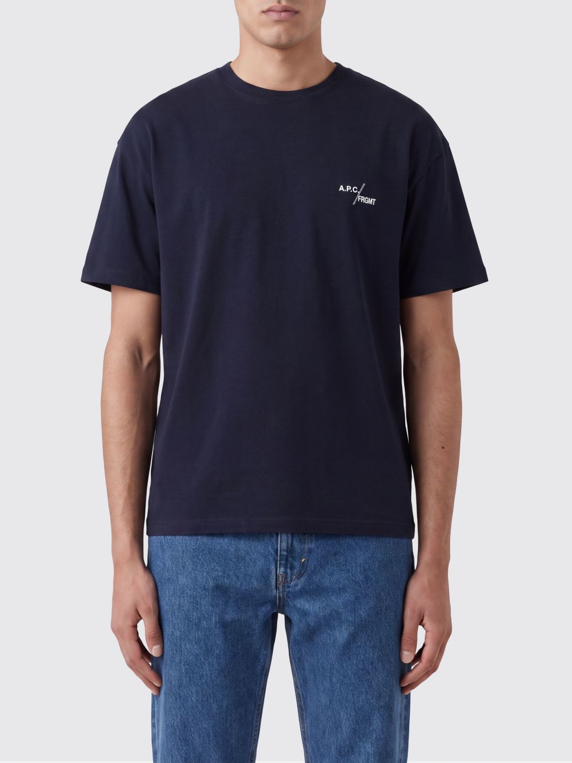 A. P.C. T-Shirt Uomo colore Blue Navy