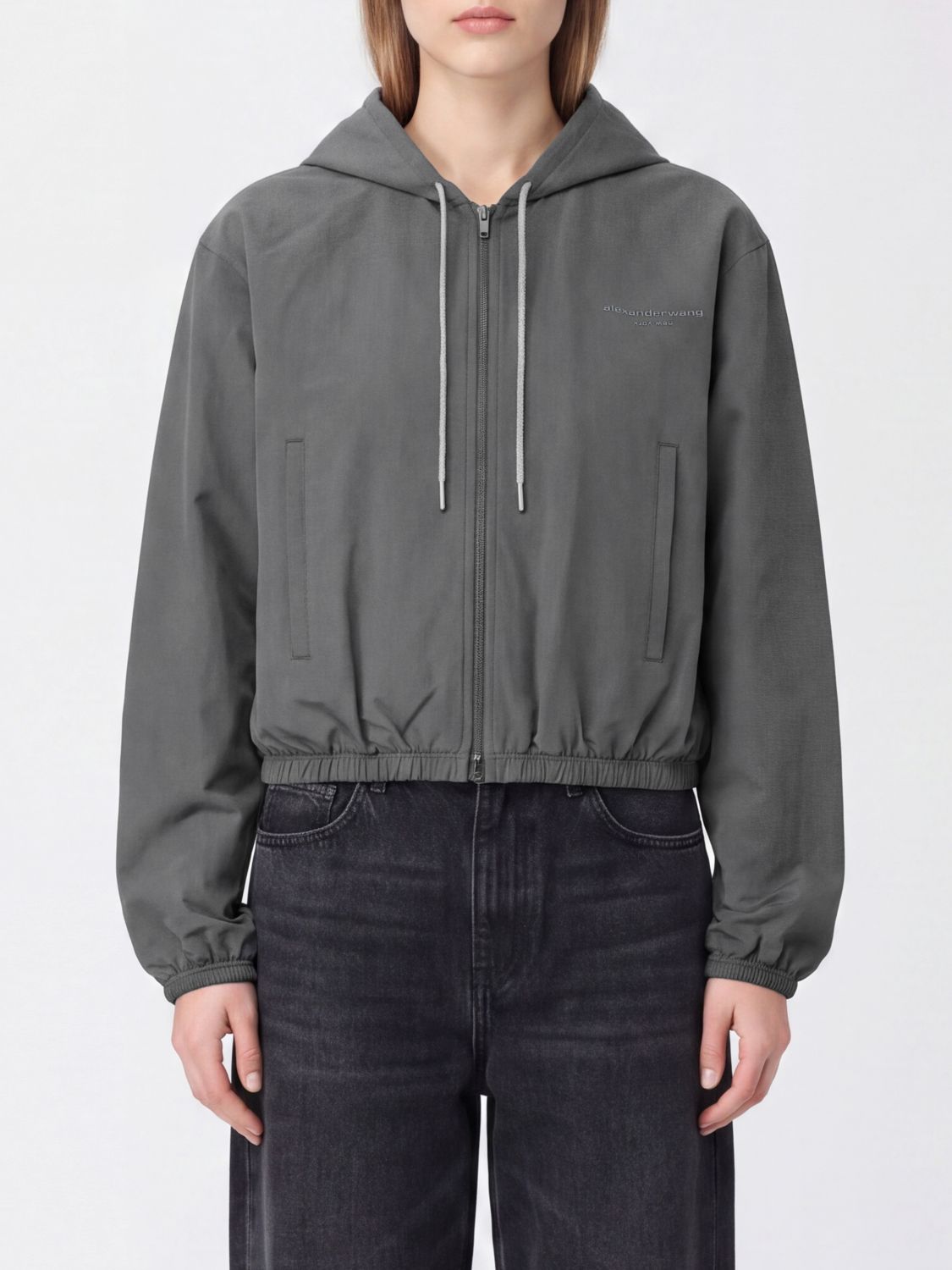 Alexander Wang Jacket Woman Color Grey In 灰色