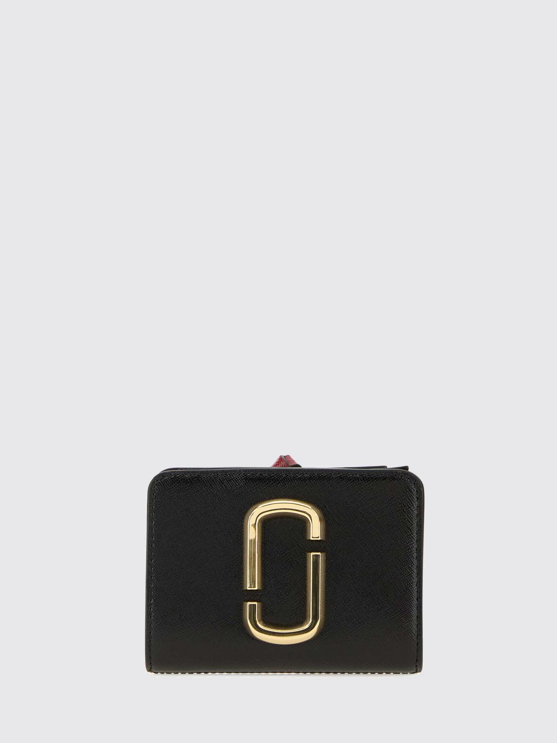MARC JACOBS The Snapshot Mini Leather Wallet with Double J Logo