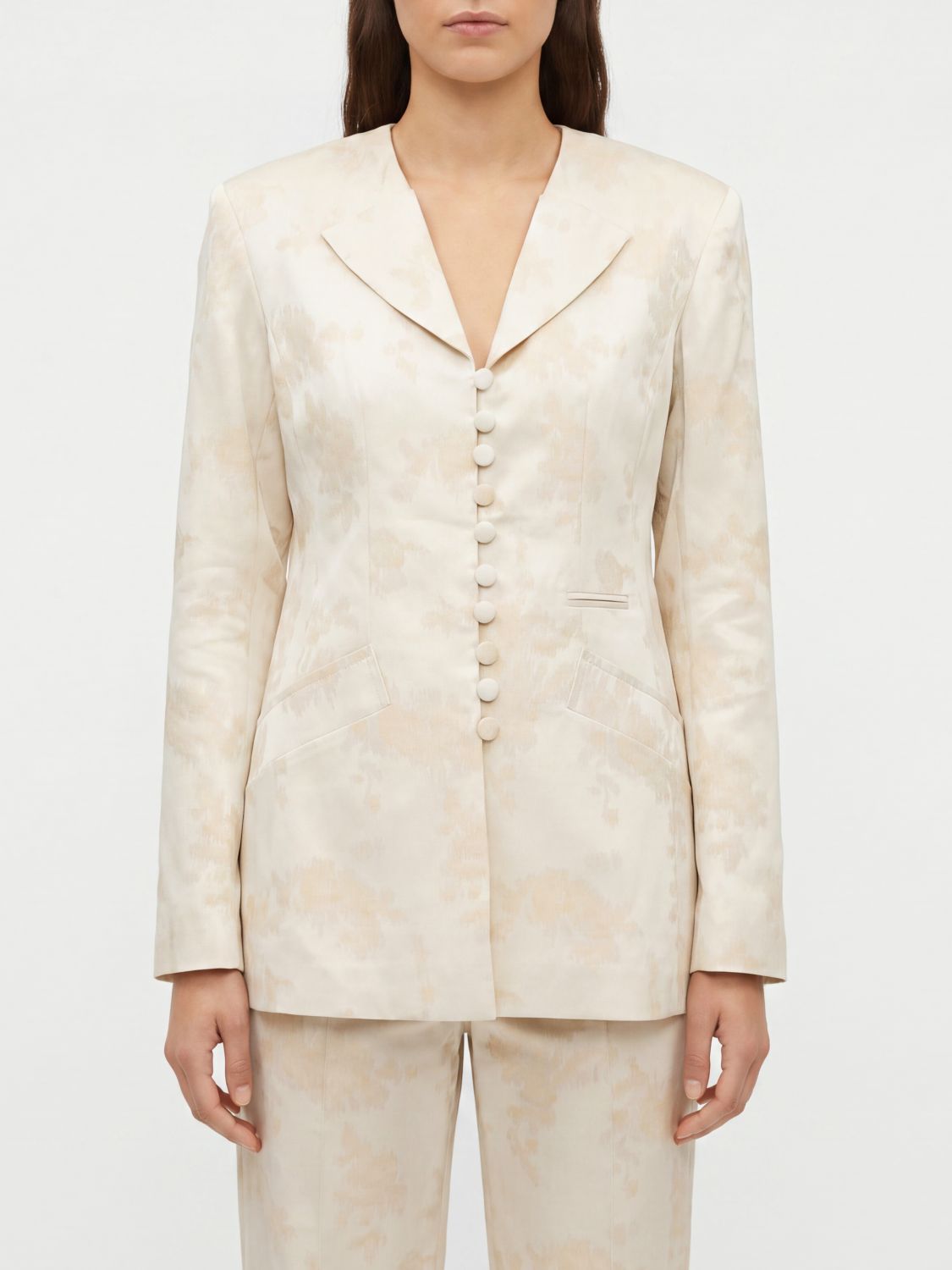 GANNI Jacket Woman color Ivory