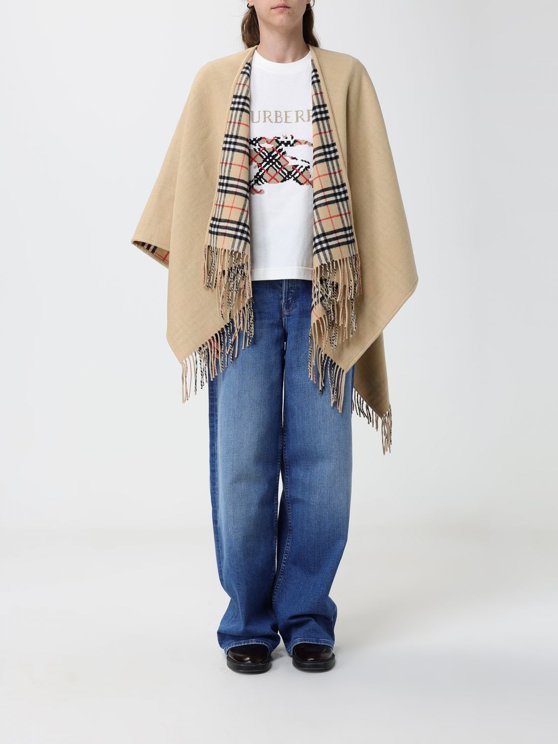 BURBERRY Cape Woman color Beige