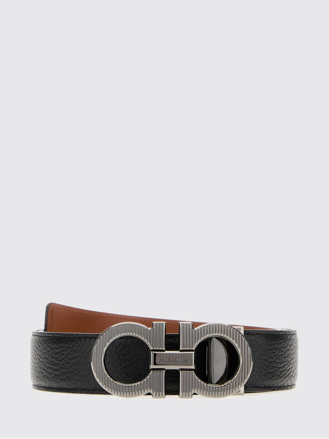 FERRAGAMO Belt Men color Black