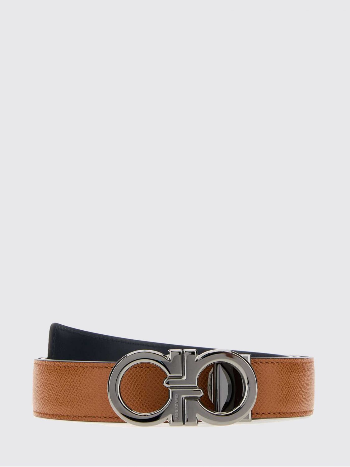 FERRAGAMO Belt Men color Natural