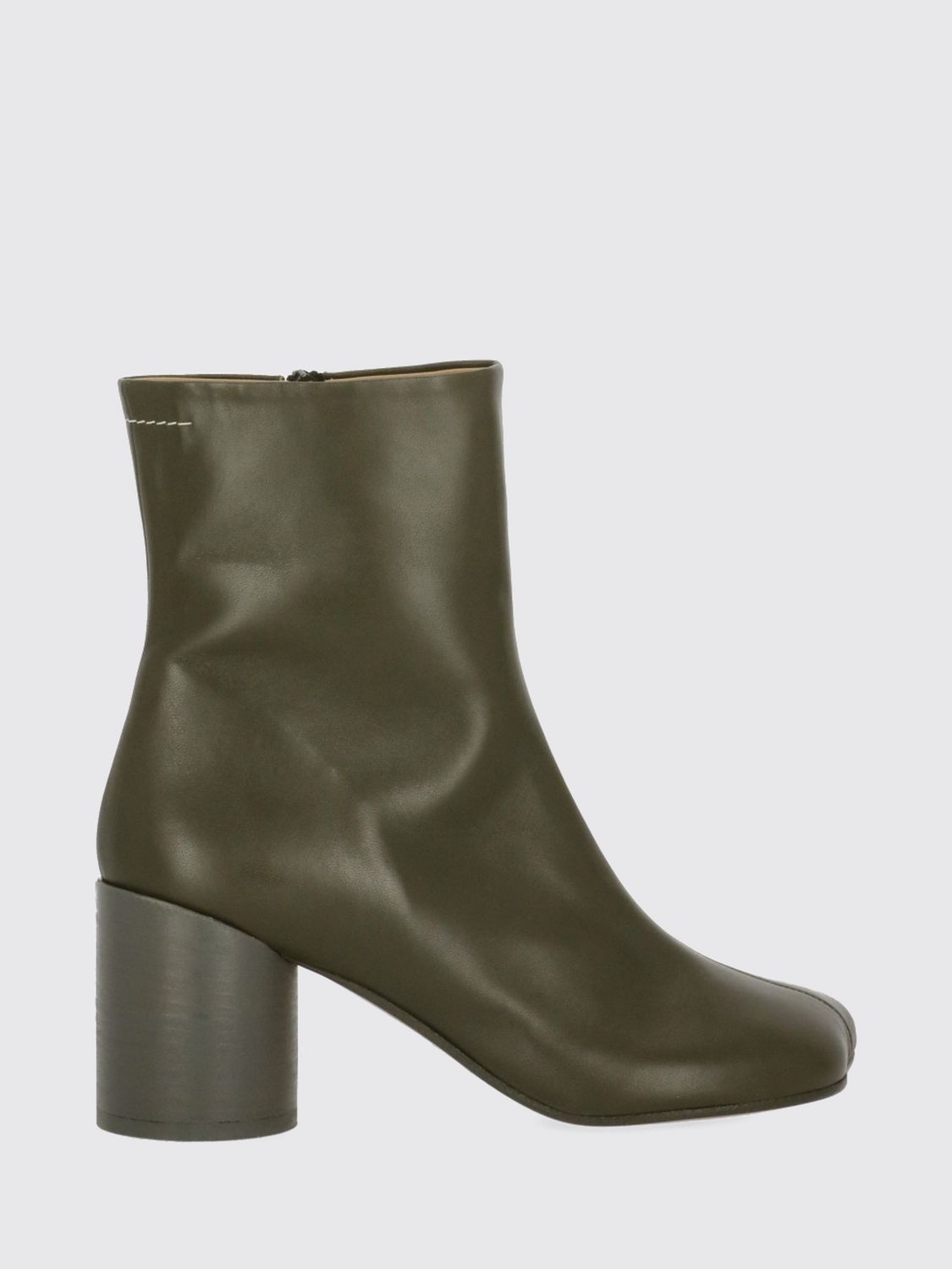MM6 MAISON MARGIELA Stivaletti Anatomic in pelle con tacco cilindrico