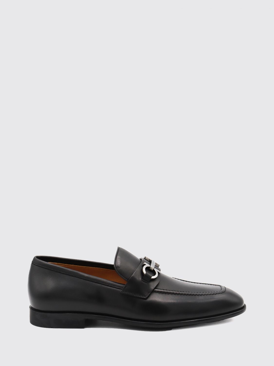 FERRAGAMO Loafers Men color Black